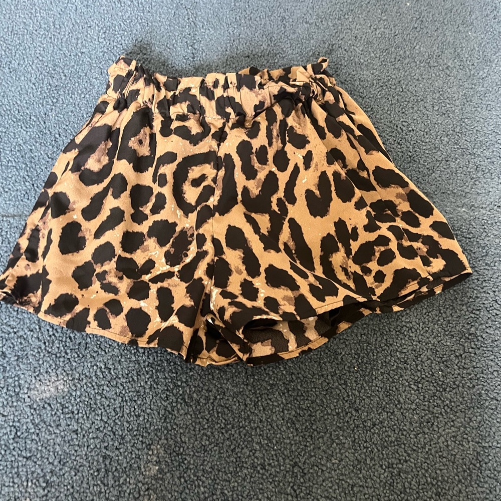 Leopard Print Women's Shorts